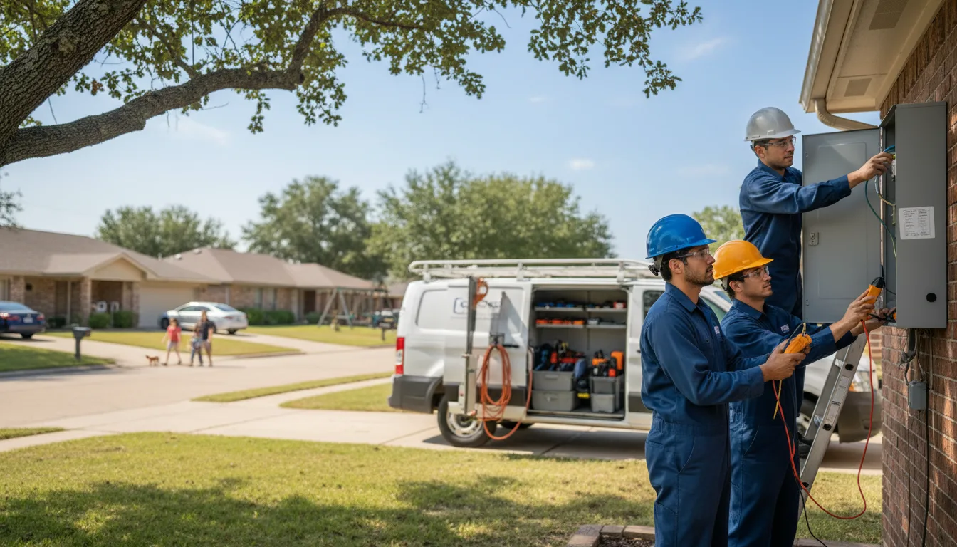Certified electrician providing emergency electrical services in Warren, IN